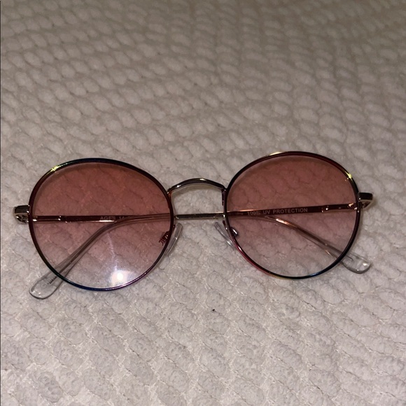 Source Unknown Accessories - Source Unknown Pink and Blue Gradient Sunglasses